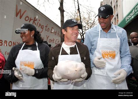 New York Knicks Jerome Williams And Actor Dennis Quaid Currently