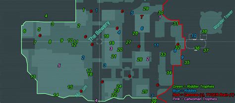 There is a riddler trophy that is gained by dive bombing to a pressure pad in the industrial district. Steam Community :: Guide :: The Riddler's Secrets Map for ...