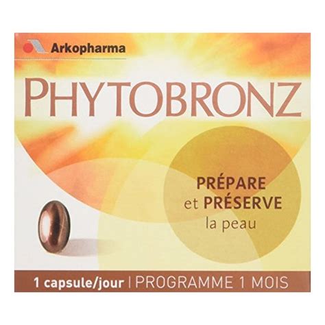 Arkopharma Phytobronz Préparateur Solaire 30 Capsules Docmorris France