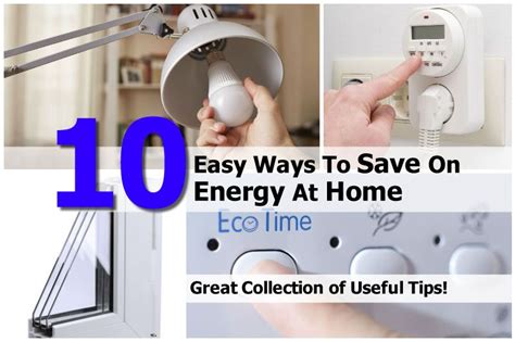 10 Easy Ways To Save On Energy At Home Ways To Save 10 Easy Energy