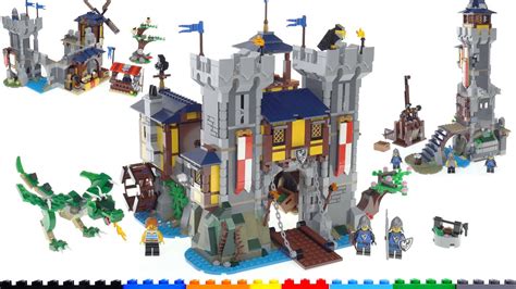 Lego Creator Medieval Castle Thorough Review All 3 Builds All