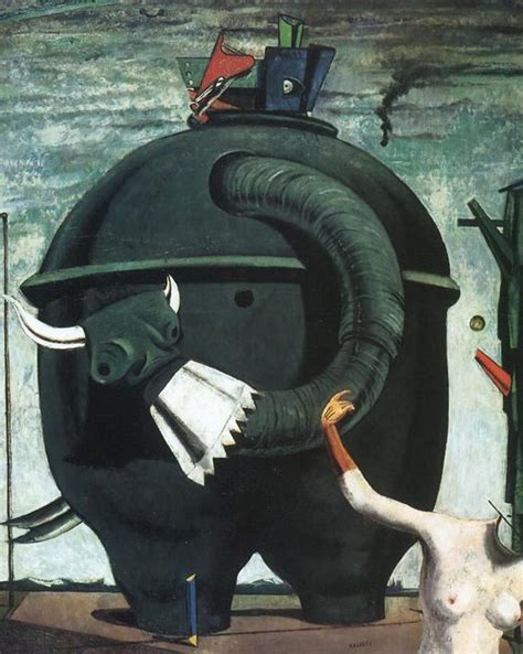 Max Ernst The Elephant Celebes 1921 Illustration Konststilar Konst