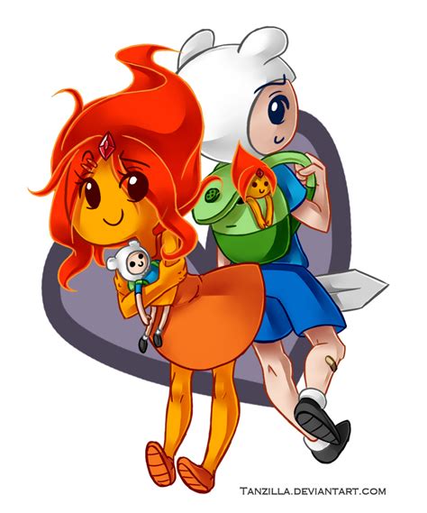 Finn And Flame Princess By Tanzilla On Deviantart