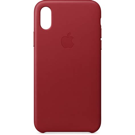 Apple Iphone X Leather Case Productred Mqte2zma Bandh Photo