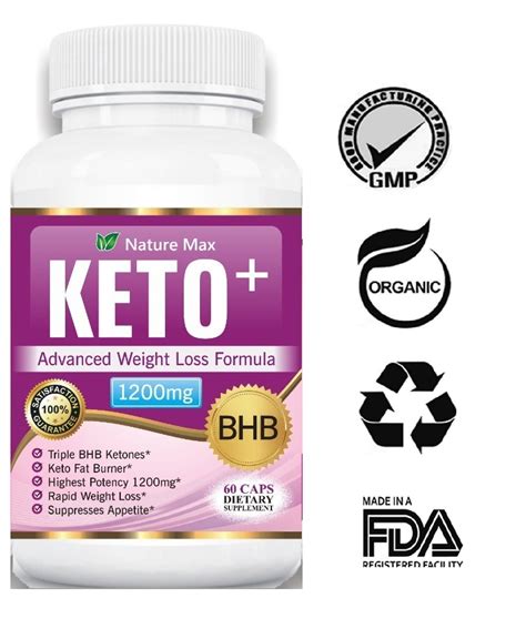 Keto Bhb Weight Loss Slim Pills Advanced Fat Burner 1200mg Pure Keto Caps Ebay