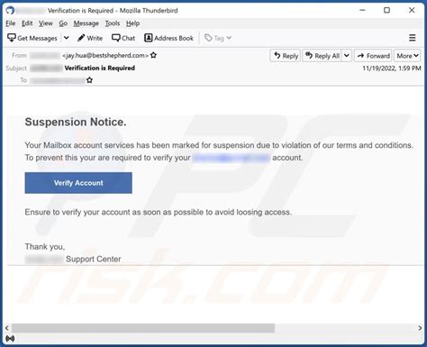 Suspension Notice Email Scam Removal And Recovery Steps Updated