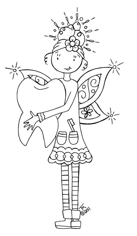 ⭐ free printable fairy coloring book. TOOTH FAIRY, colour it, sew it, trace it, etc. free ...