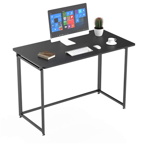 Buy Itsorganized Folding Desk 43 Inch Writing Computer Desk Modern