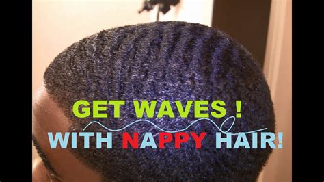 Waves are a cool and stylish hairstyle for black men. How To Get 360 Waves with Nappy Hair - YouTube