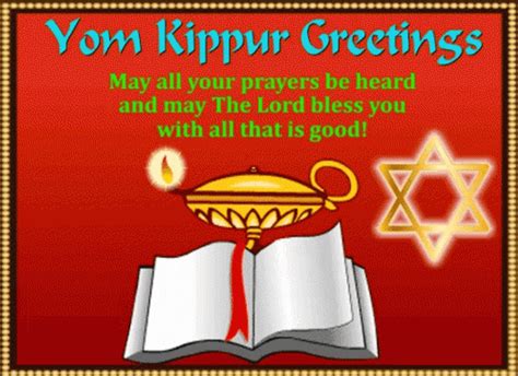 Yom Kippur Greetings Holiest Day Judaism Sky Gif Gifdb Com