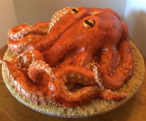 Realistic Octopus Cake 8 Steps With Pictures