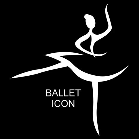 Vector Illustrations Of Ballet Icon Isolated On White Background