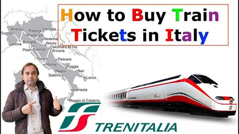 How To Buy Train Tickets In Italy How To Use Trenitalia Youtube
