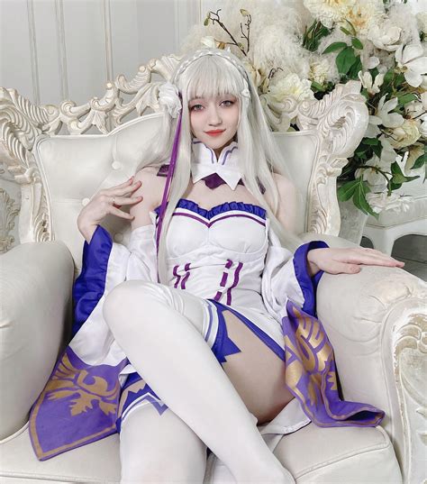 Emilia Cosplay By Donnaloli Oc R Re Zero