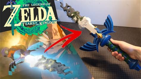 How To 3d Print A Broken Master Sword Zelda Tears Of The Kingdom