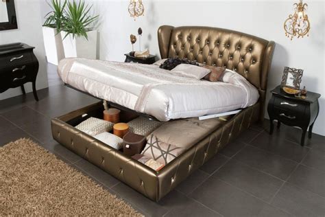 Build this queen sized platform storage bed and pair it with your favorite headboard for an attractive and functional storage piece. Made in Spain Leather Modern Platform Bed with Extra ...