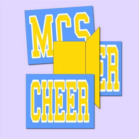 Flip And Fold Sign Mighty Cheer Signs