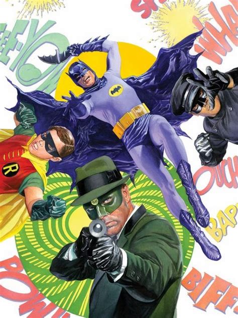 Fashion And Action Groovy Batman And Robin Green Hornet And Kato By Alex