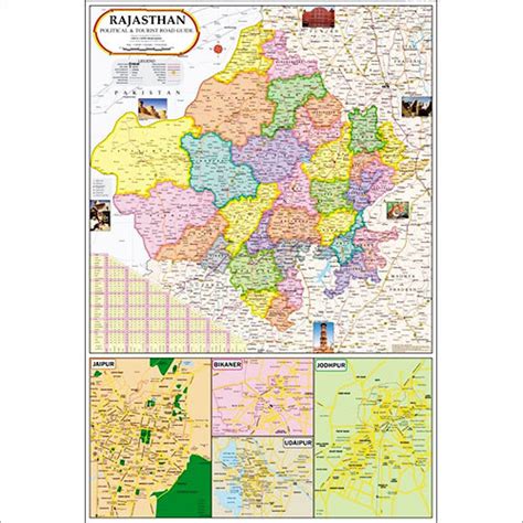Gujarat Political Map Dimensions X Centimeter Cm At Best
