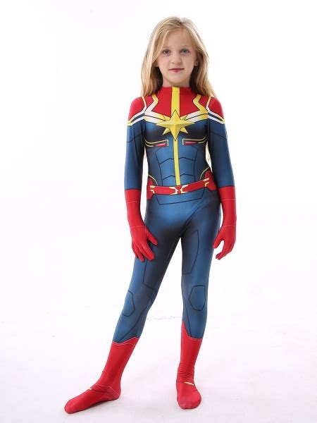 Kids Captain Marvel Costume Kid Halloween Costume