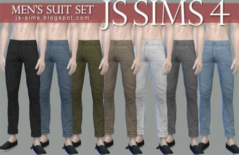 Js Sims 4 Mens Suit Set • Sims 4 Downloads