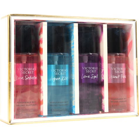 Victoria S Secret Tmc 4 Pc Assorted Mini Mist Coffret Gift Set Gifts
