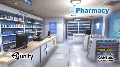 3d Model Pharmacy Vr Ar Low Poly Cgtrader