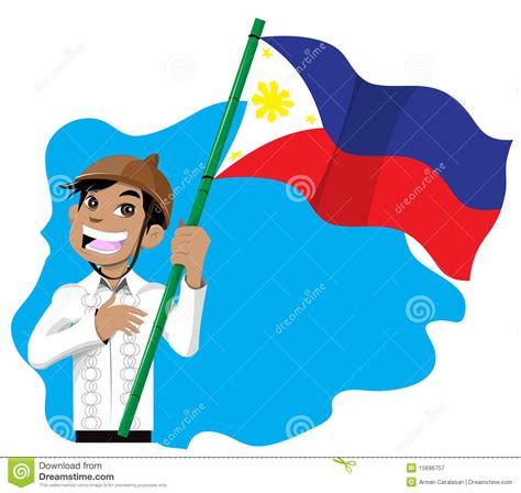 Clip Art Philippine Flag