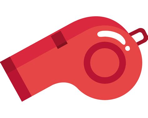 Red Whistle Accessory 24096358 Png