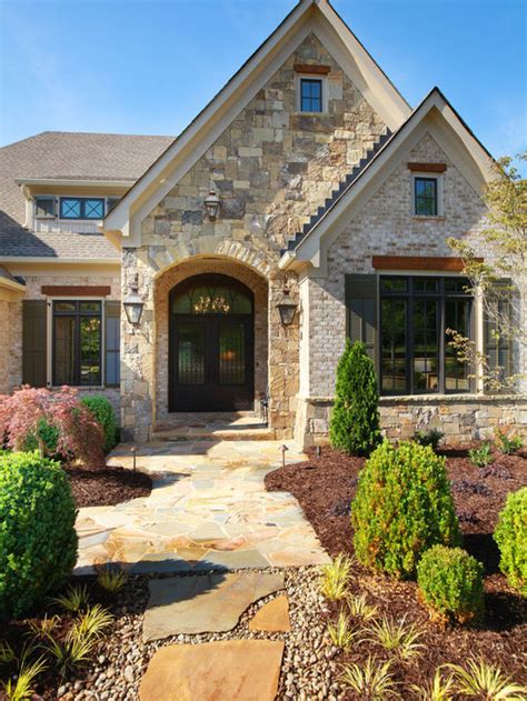 Best Brick And Stone Exterior Design Ideas And Remodel Pictures Houzz
