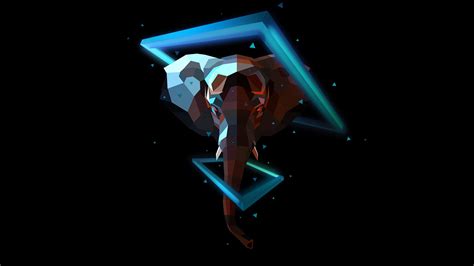 Our designs make an attractive, modern contemporary wall piece for your baby nursery. #Elephant #Minimal Low poly #2K #wallpaper #hdwallpaper # ...