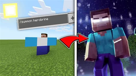 How To Summon Herobrine In Minecraft Youtube