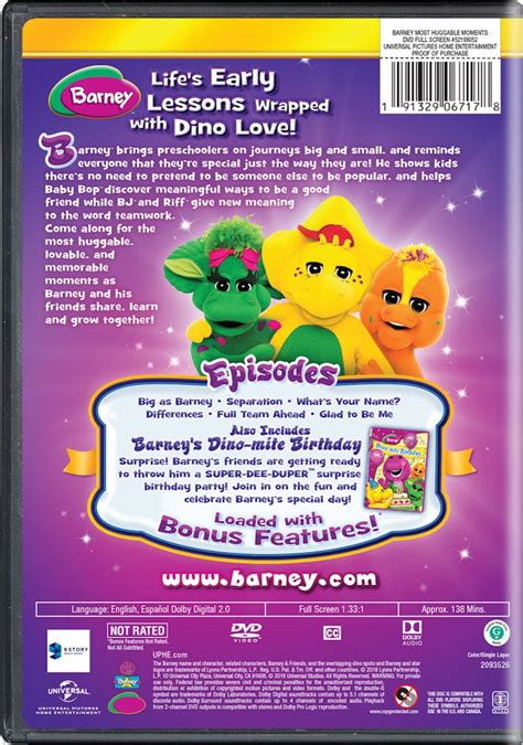 Buy Barney Most Huggable Moments Super Dee Duper Dvd Gruv