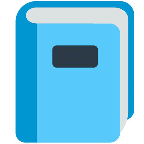 Blue Book Emoji Clipart Free Download Transparent Png Creazilla