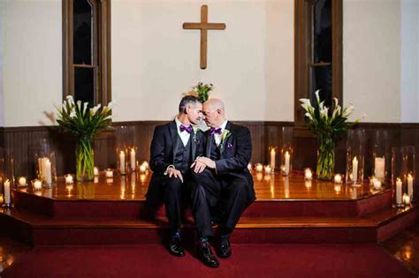 Intimate Chapel Gay Wedding Equally Wed Modern Lgbtq Weddings