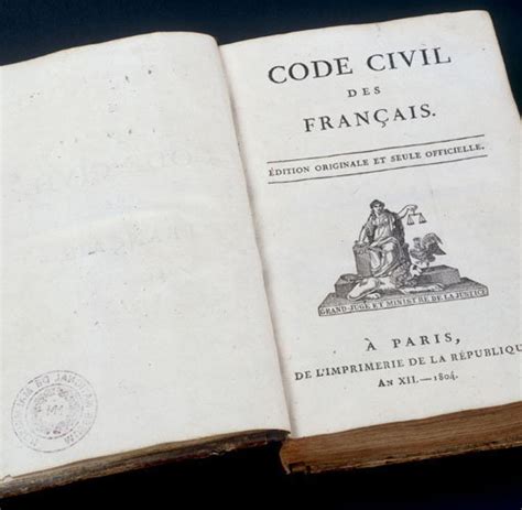 21. März 1804: Der Code civil wird in Frankreich eingeführt - WELT