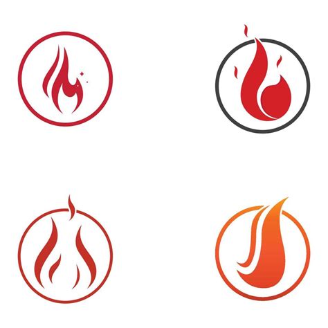 Fire Or Flame Logo Fireball Logo And Embers Using A Vector