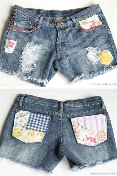 25 Ways To Transform Your Old Tired Denim Into Cute Diy Cut Off Jeans