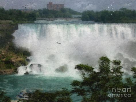 American Falls Niagara Digital Art By Lianne Schneider Fine Art America