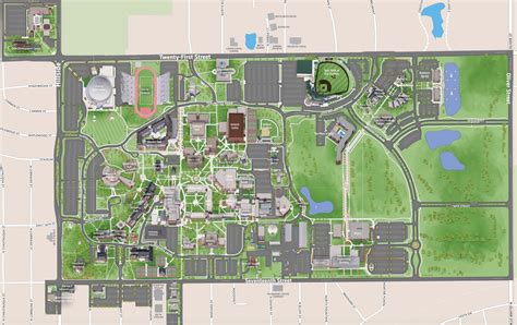 Campus Map Wichita State University Online Visitor Guide
