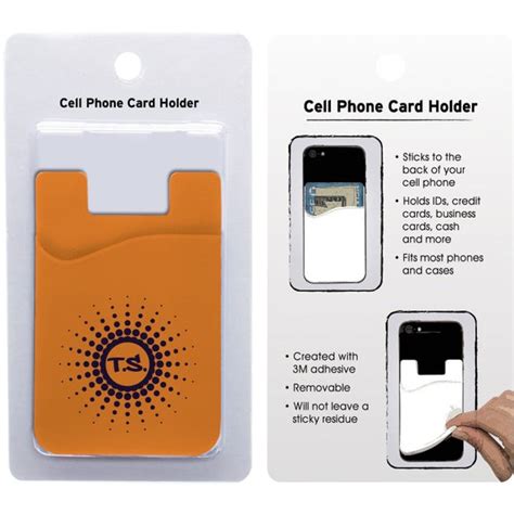 Monogrammed Cell Phone Card Holder With Packaging