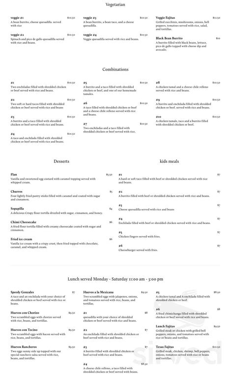 Agave Bar & Grill menus in Tybee Island, Georgia, United States
