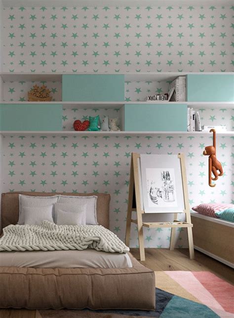 Jugendzimmer gestalten ideen maedchen wandgestaltung tapete. Ein Jugendzimmer für Mädchen in frischen Farben gestaltet ...