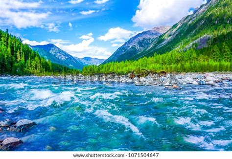 Mountain River Water Landscape Wild River Stock Photo Edit Now 1071504647