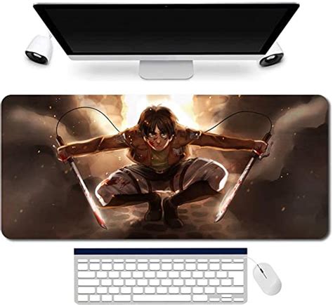 814734 Attack On Titan Mouse Pad Gaming Mouse Pads Desk