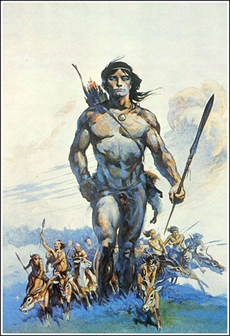 Tarzan And The Antmen Frank Frazetta ~ Edgar Rice Burroughs ~ The Ace