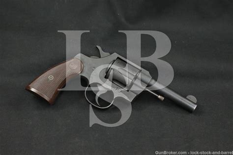 Wwii Us Colt Commando Model 4 38 Special Sada Revolver Mfd 1942 Candr