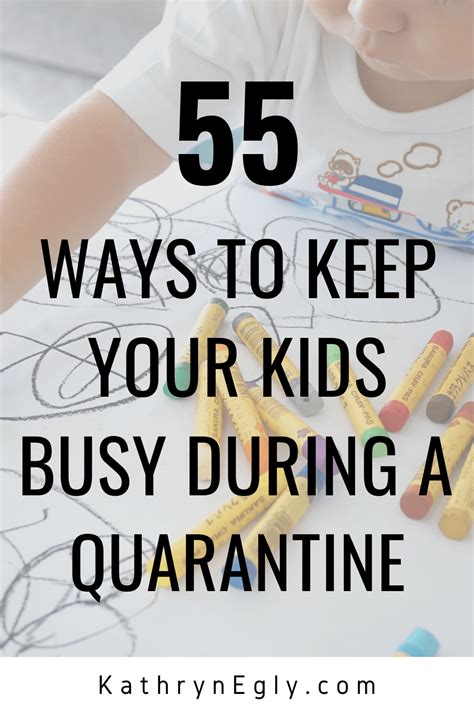 55 Quarantine Activities For Your Kids