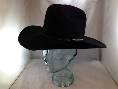 Vintage Black Bailey 4x Beaver Cowboy Hat Clint Black Model Etsy