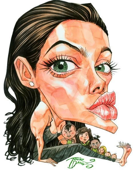 Angelina Jolie Caricaturas